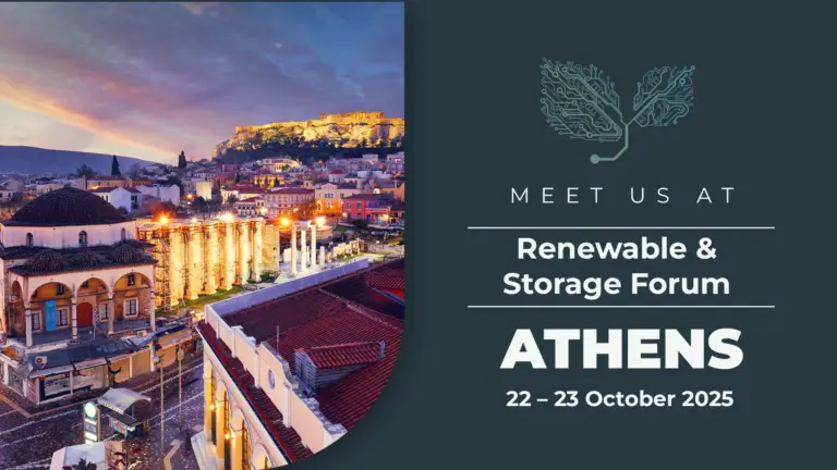 Meet us at the Renewable & Storage Forum in Athens