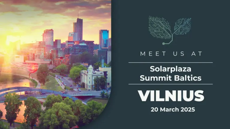 Join us at Solarplaza Summit Baltics! Meet our team in Vilnius. 